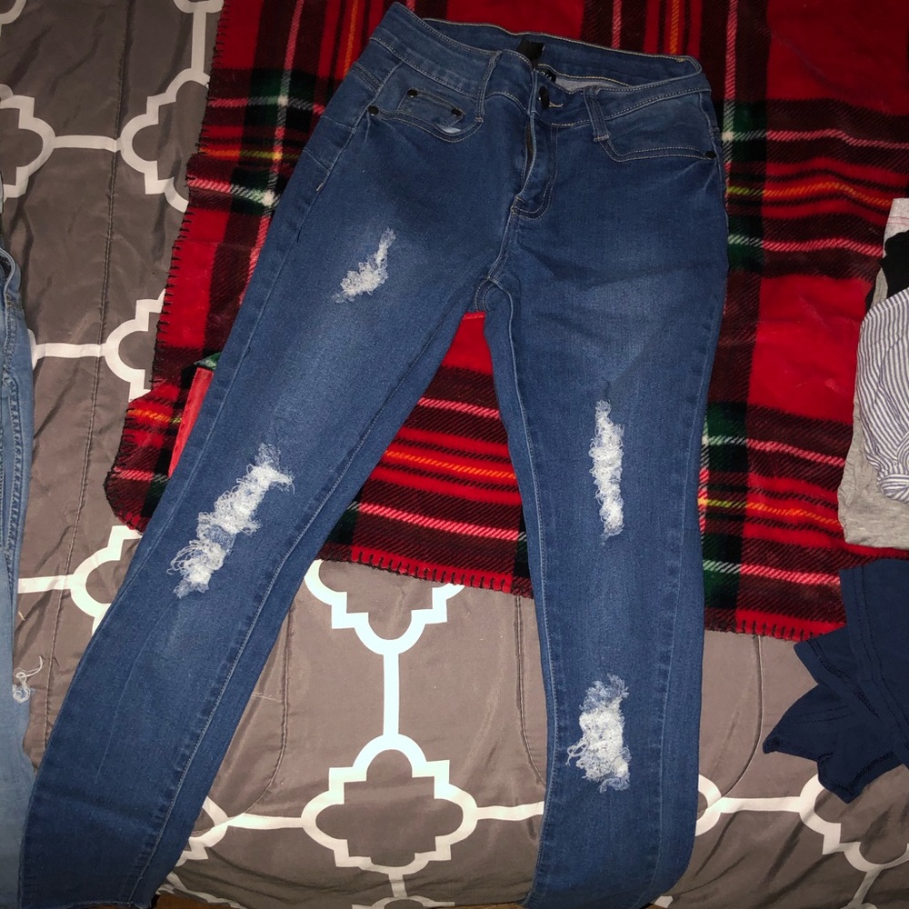Fashion Nova high waisted jeans